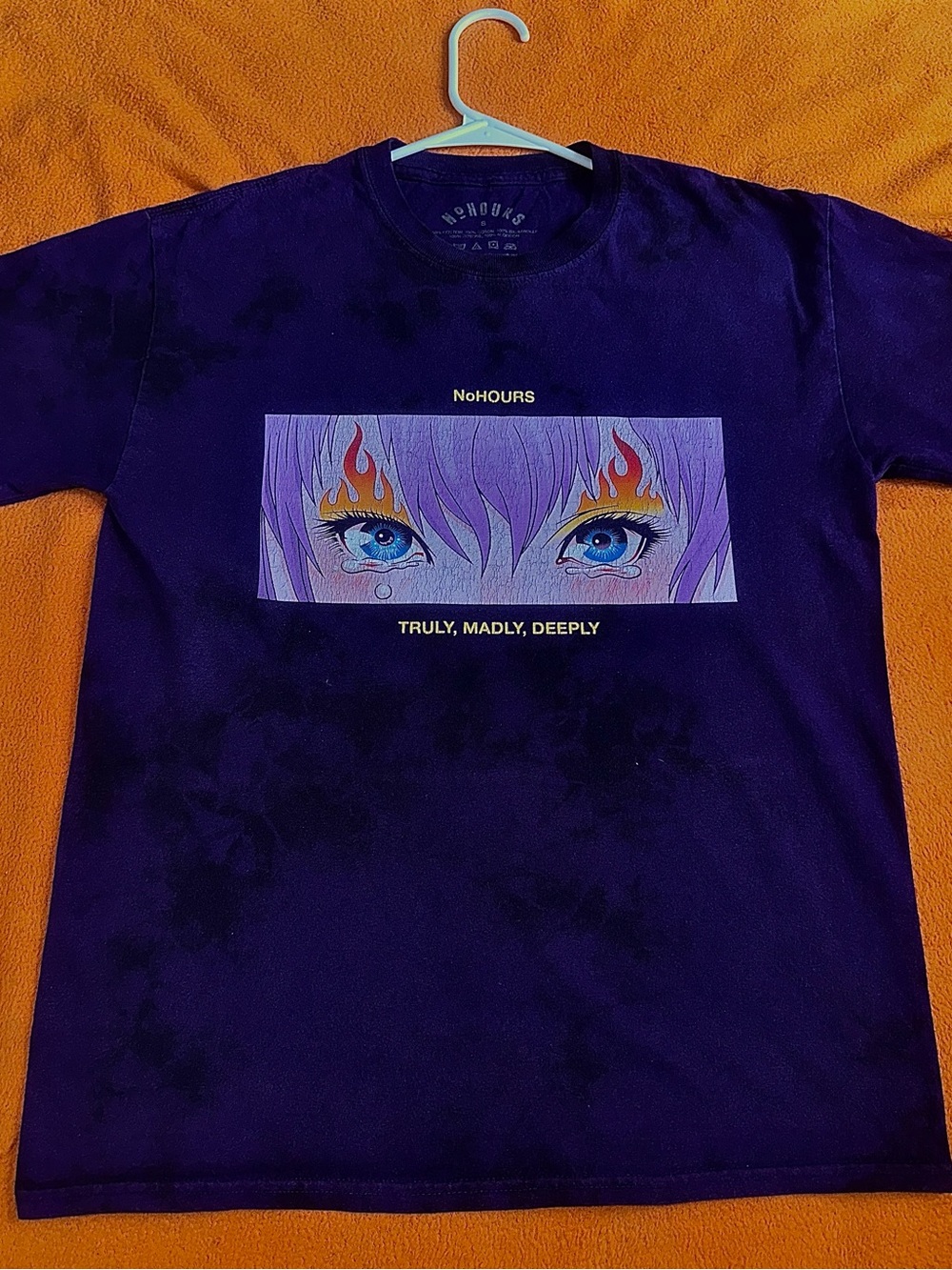 Purple Anime Graphic Tee